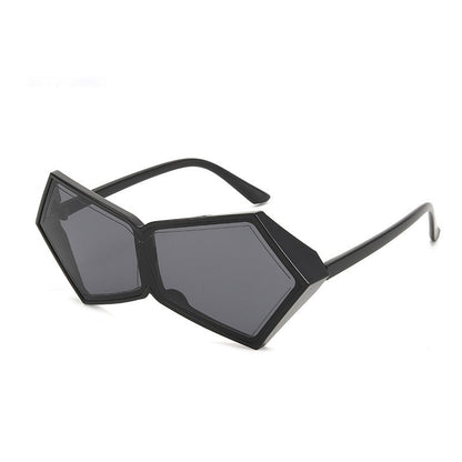 UV Protection Polygon Frame Sun Glasses