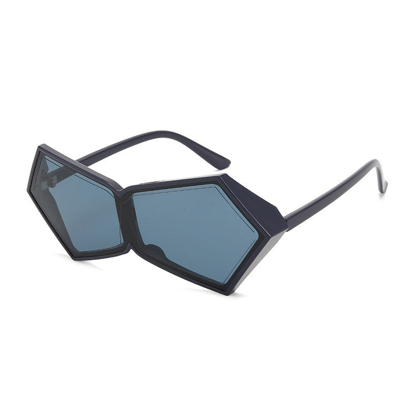 UV Protection Polygon Frame Sun Glasses